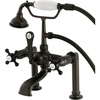 image:imageAqua Vintage AE103T5BX English Country Deck Mount Clawfoot Tub Faucet Oil Rubbed BronzeOil Rubbed Bronze