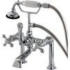 image:imageKingston Brass AE110T1 Aqua Vintage 7 in Spout Reach Deck Mount Clawfoot Tub Faucet Polished ChromePolished Chrome