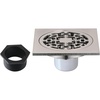 image:imageKingston Brass BSF4272BN Watercourse 4 Square Brass Shower Drain Brushed Nickel