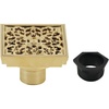 image:imageKingston Brass BSF9771BB Watercourse Shower Drain Brushed Brass 394 x 394 x 238
