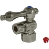 image:imageKingston Brass CC43101 Quarter Turn Valve 12 FIP X 38 OD Compression Polished ChromeBrushed Nickel