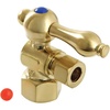 image:imageKingston Brass CC43107 Quarter Turn Valve 12 FIP X 38 OD Compression Brushed Brass