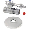 image:imageKingston Brass CC43251K 12Inch Sweat 38Inch OD Comp Straight Stop Valve with Flange Polished Chrome