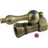 image:imageKingston Brass CC44158 Quarter Turn Valve 12 FIP X 12 or 716Inch Slip Joint Brushed NickelAntique Brass