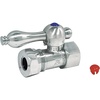 image:imageKingston Brass CC44158 Quarter Turn Valve 12 FIP X 12 or 716Inch Slip Joint Brushed NickelPolished Chrome