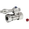 image:imageKingston Brass CC44158 Quarter Turn Valve 12 FIP X 12 or 716Inch Slip Joint Brushed NickelPolished Nickel