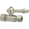 image:imageKingston Brass CC44452KL Vintage 58Inch OD x 12Inch OD Compression Straight Stop Valve Polished BrassBrushed Nickel