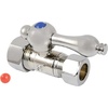 image:imageKingston Brass CC44456 58 OD Comp x 12 OD Comp Straight Shut Off Valve Polished Nickel
