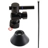 image:imageKingston Brass CC53300DLTKF20 Modern Plumbing Toilet Trim Kit 58 x 38 OD Comp Matte Black