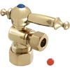 image:imageKingston Brass CC53302TL Vintage 58Inch X 38Inch OD Compression Angle Stop with TL Handle 234Inch Polished BrassPolished Brass