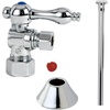 image:imageKingston Brass CC53305TKF20 Traditional Plumbing Toilet Trim Kit 58 x 38 OD Comp Oil Rubbed BronzePolished Chrome