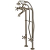 image:imageKingston Brass CCK266K3 Kingston Freestanding Tub Faucet with Supply Line and Stop Valve Antique BrassBrushed Nickel