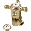 image:imageKingston Brass CD43302BX 12IPS x 38OD AntiSeize Quarter Turn Angle Stop Polished BrassPolished Brass
