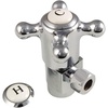 image:imageKingston Brass CD43302BX 12IPS x 38OD AntiSeize Quarter Turn Angle Stop Polished BrassPolished Chrome