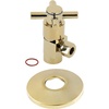 image:imageKingston Brass CD43302DXK 12IPS x 38OD AntiSeize Deluxe QuarterTurn Ceramic Hardisc Cartridge Angle Stop with Flange Polished Brass