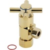 image:imageKingston Brass CD53302DX Concord 58 OD x 38 OD AntiSeize Deluxe Quarter Turn Ceramic Hardisc Cartridge Angle Stop Polished Brass
