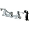 image:imageKingston Brass FB122DL Concord 8 Centerset Kitchen Faucet Polished Chrome 1025 x 769 x 556