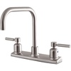 image:imageKingston Brass FB2148DL Concord 8Inch Centerset Kitchen Faucet Brushed NickelBrushed Nickel