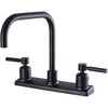 image:imageKingston Brass FB2148DL Concord 8Inch Centerset Kitchen Faucet Brushed NickelOil Rubbed Bronze