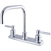 image:imageKingston Brass FB2148DL Concord 8Inch Centerset Kitchen Faucet Brushed NickelPolished Chrome