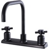 image:imageKingston Brass FB2148DX Concord 8Inch Centerset Kitchen Faucet Brushed NickelOil Rubbed Bronze
