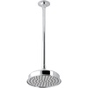 image:imageKingston Brass K324K23 Trimscape 8 Round Brass Shower Head with 17 Ceiling Mounted Shower Arm Antique BrassPolished Chrome