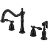 image:imageKingston Brass KB1790TALBS Tudor Widespread Kitchen Faucet Matte BlackMatte Black