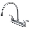 image:imageKingston Brass KB796LS Magellan Centerset Kitchen Faucet Antique CopperPolished Chrome