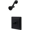 image:imageKingston Brass KB8650CMLSO Manhattan SingleHandle Pressure Balanced Shower Faucet Matte Black