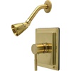 image:imageKingston Brass KB8657DLSO Concord SingleHandle Pressure Balanced Shower Faucet Brushed Brass