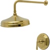 image:imageKingston Brass KBX4633HLTSO Metropolitan SingleHandle Shower Faucet Trim Only Antique BrassBrushed Brass