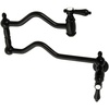 image:imageKingston Brass KS2102BAL Heirloom TwoHandle Pot Filler in Polished BrassMatte Black