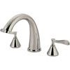 image:imageKingston Brass KS2368CFL Century Roman Tub Filler with 7316Inch in Spout Reach Brushed NickelBrushed Nickel