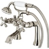 image:imageKingston Brass KS268PB Kingston Clawfoot Tub Faucet with Hand Shower Polished BrassPolished Nickel
