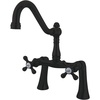 image:imageKingston Brass KS3235AX Restoration 7Inch Center Deck Mount Clawfoot Tub Faucet Oil Rubbed BronzeOil Rubbed Bronze