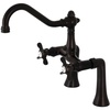 image:imageKingston Brass KS3235BEX Essex 7Inch Center Deck Mount Clawfoot Tub Faucet Oil Rubbed BronzeOil Rubbed Bronze