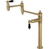 image:imageKingston Brass KS3707PKL Duchess Deck Mount Pot Filler Brushed BrassBrushed Brass