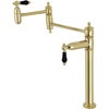 image:imageKingston Brass KS3707PKL Duchess Deck Mount Pot Filler Brushed BrassOil Rubbed Bronze