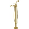 image:imageKingston Brass KS7011RL Royale Freestanding Tub Faucet with Hand Shower Polished ChromeBrushed Brass