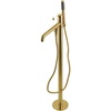 image:imageKingston Brass KS8137DPL Paris Freestanding Tub Faucet with Hand Shower Brushed BrassBrushed Brass