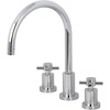 image:imageKingston Brass KS8721DXLS Widespread Kitchen Faucet Polished ChromePolished Chrome