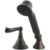 image:imageKingston Brass KSK5362FLTR Deck Mount Hand Shower with Diverter for Roman Tub Faucet Polished BrassOil Rubbed Bronze