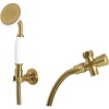 image:imageKingston Brass KX1067SD Victorian Hand Shower Kit Brushed Brass