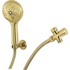 image:imageKingston Brass KX1542SD Vilbosch MultiFunction Hand Shower Kit Polished Brass