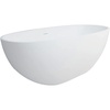 image:imageKingston Brass VRTRS653123 Aqua Eden 65Inch Solid Surface Stone Freestanding Oval Tub with Drain 641516 inch L x 30516 inch W x 2078 inch D Matte White641516 inch L x 30516 inch W x 2078 inch D
