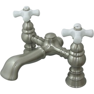 image:imageKingston Brass CC1136T1 Vintage 7Inch Deck Mount Tub Faucet Polished ChromeBrushed Nickel