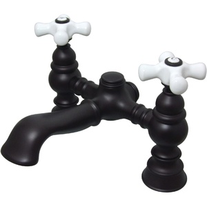 image:imageKingston Brass CC1136T1 Vintage 7Inch Deck Mount Tub Faucet Polished ChromeOil Rubbed Bronze