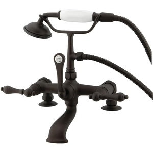 image:imageKingston Brass CC203T5 Vintage 7Inch Deck Mount Tub Faucet Oil Rubbed BronzeOil Rubbed Bronze
