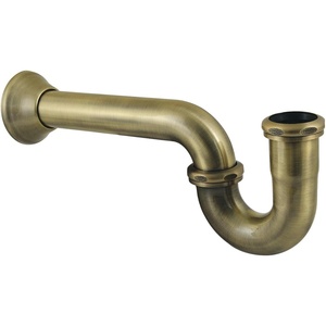 image:imageKingston Brass CC2246 114 or 112 x 112 PTrap with Bell Flange 13116 Length 18 Gauge Polished NickelAntique Brass