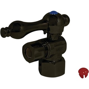 image:imageKingston Brass CC43101 Quarter Turn Valve 12 FIP X 38 OD Compression Polished ChromeOil Rubbed Bronze
